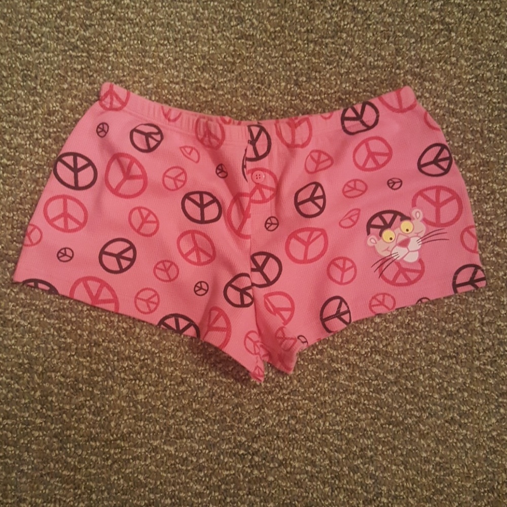 NWOT pink panther pajama shorts